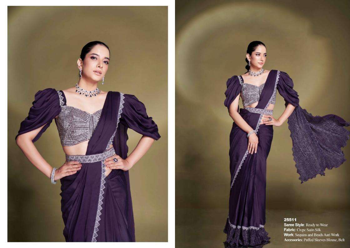 Mahotsav Presents Mohmanthan 25500 Series Bonita Exclusive Designer Ready To Wear Sarees Catalog Wholesaler And Exporter 