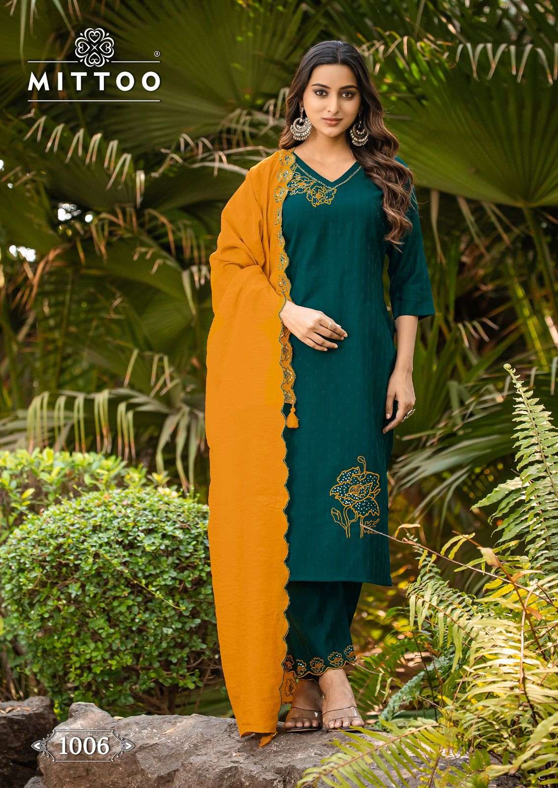 MITTOO PRESENTS ELITE FANCY VISCOSE KURTIS CATALOG WHOLESALER AND EXPORTER IN SURAT