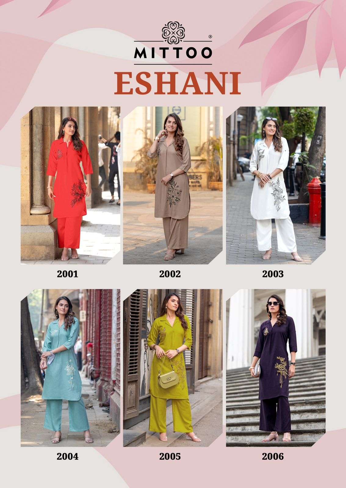 MITTOO PRESENTS ESHANI FANCY RAYON KURTIS CATALOG WHOLESALER AND EXPORTER IN SURAT