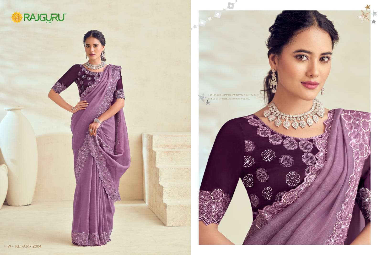 RAJGURU PRESENTS RESHAM FANCY PARTY WEAR SAREES CATALOG WHOLESALER AND EXPORTER 