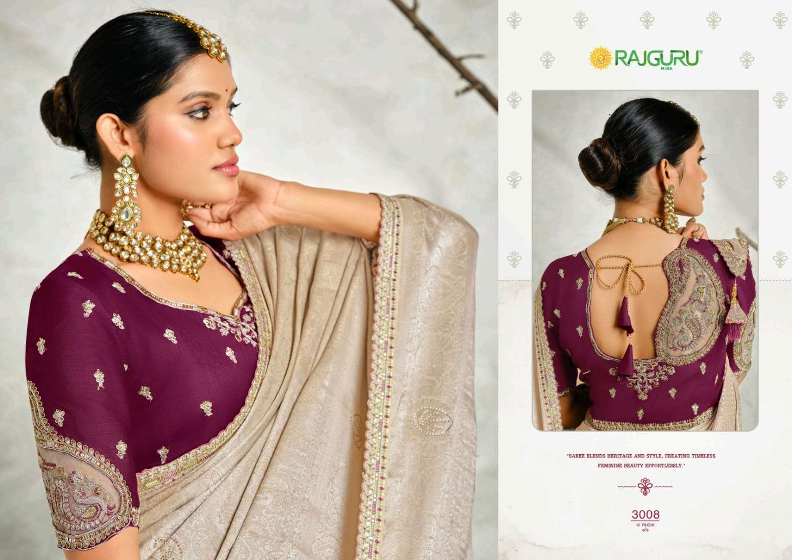 RAJGURU PRESENTS RUCHI FANCY SAREES CATALOG WHOLESALER AND EXPORTER 