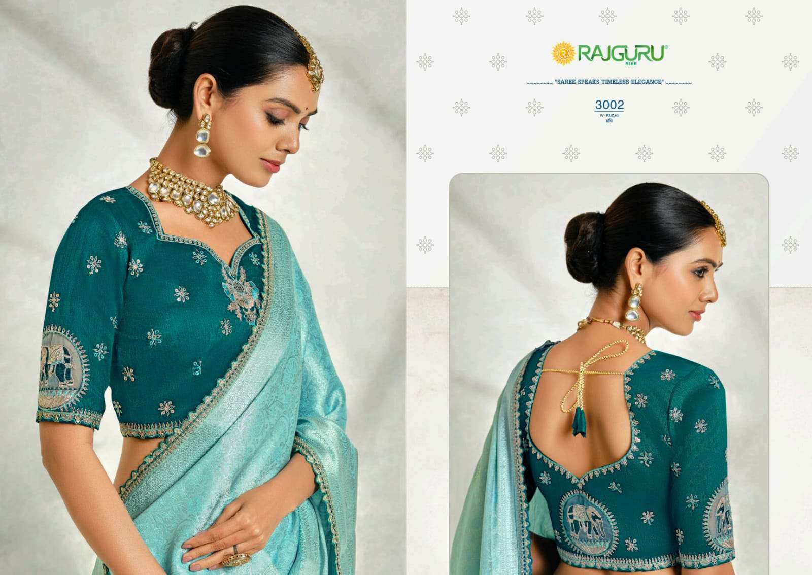 RAJGURU PRESENTS RUCHI FANCY SAREES CATALOG WHOLESALER AND EXPORTER 
