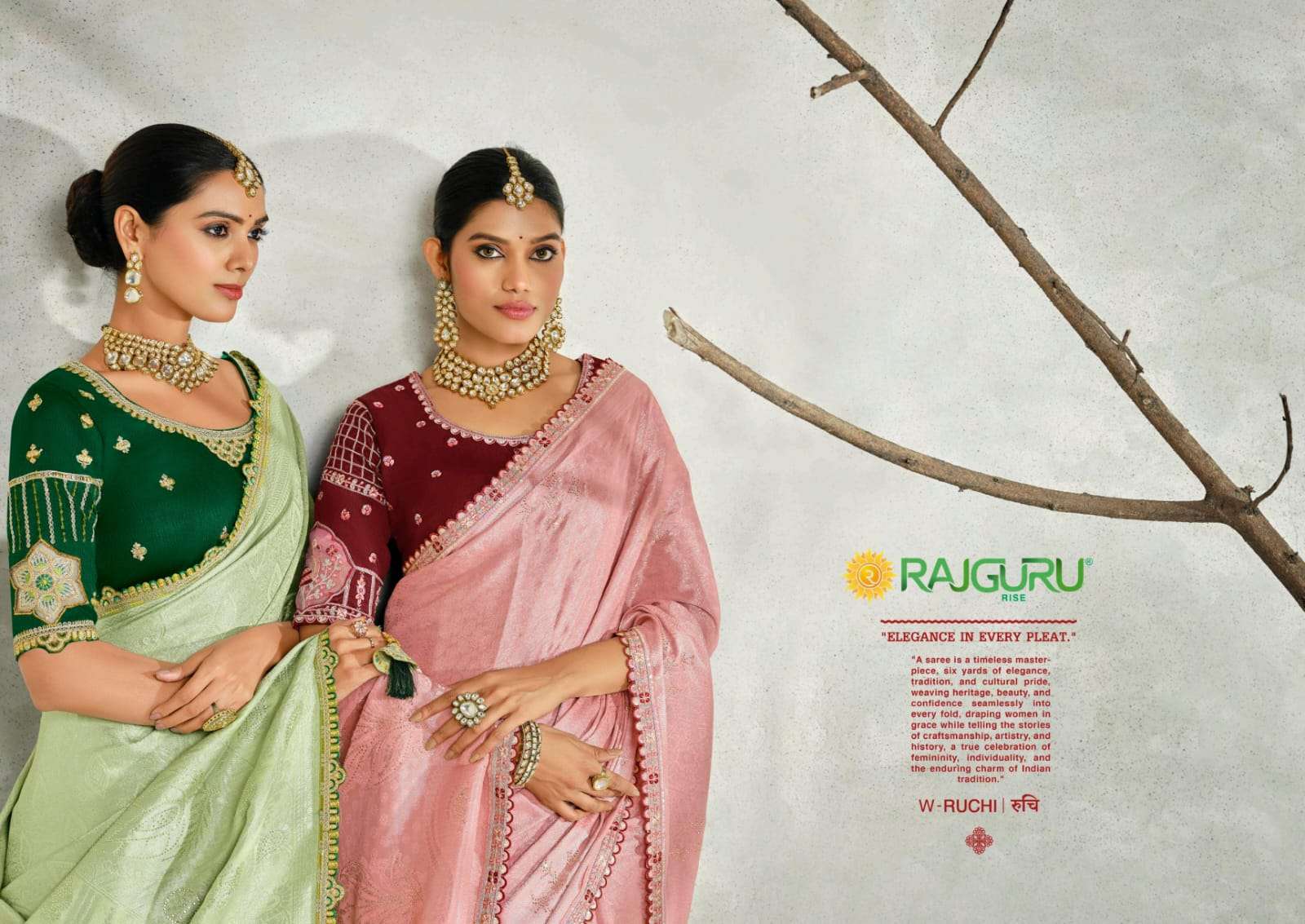 RAJGURU PRESENTS RUCHI FANCY SAREES CATALOG WHOLESALER AND EXPORTER 