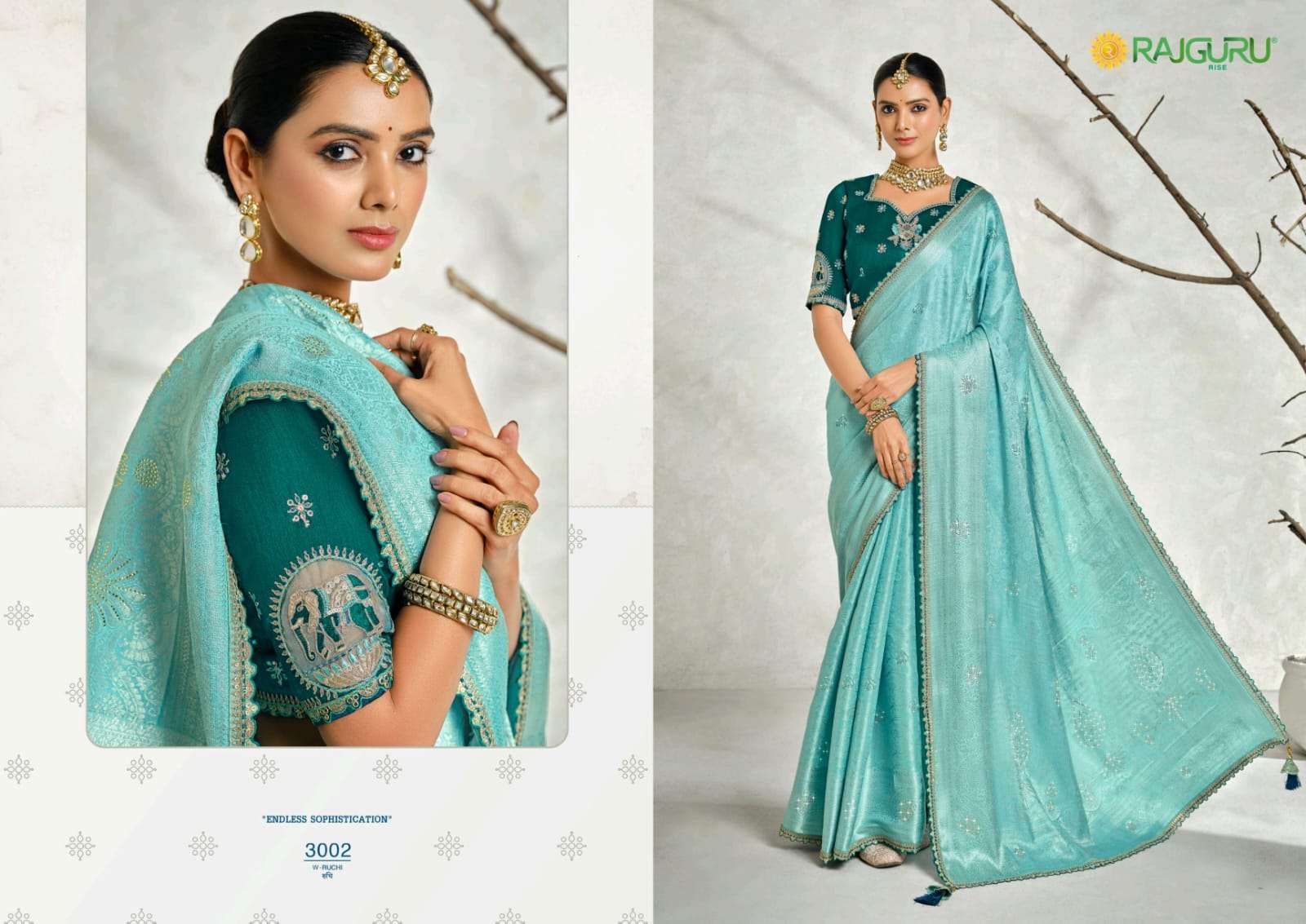 RAJGURU PRESENTS RUCHI FANCY SAREES CATALOG WHOLESALER AND EXPORTER 