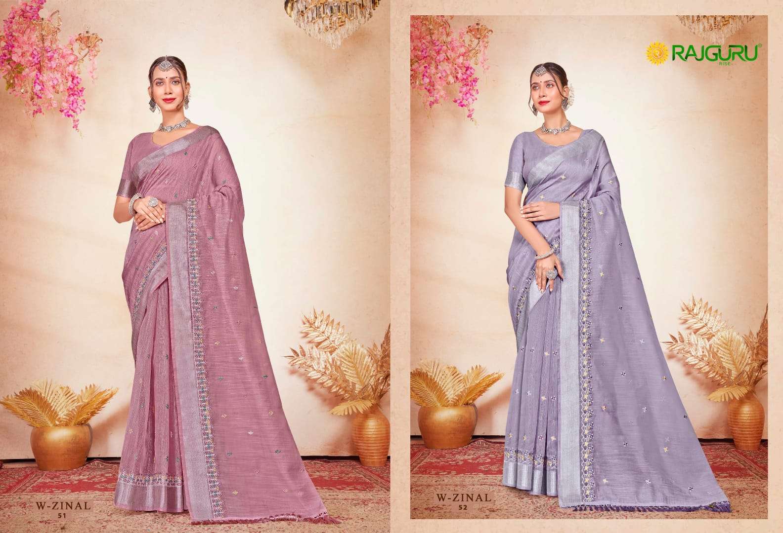 RAJGURU PRESENTS ZINAL FANCY SAREES CATALOG WHOLESALER AND EXPORTER 