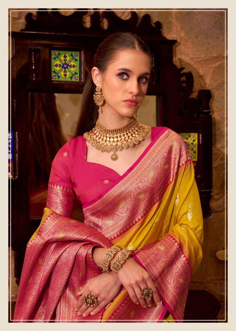 RAJPATH PRESENTS GATHA SILK TRADITIONAL SAREES PERFECT FOR FESTIVALS CATALOG WHOLESALER AND EXPORTER 