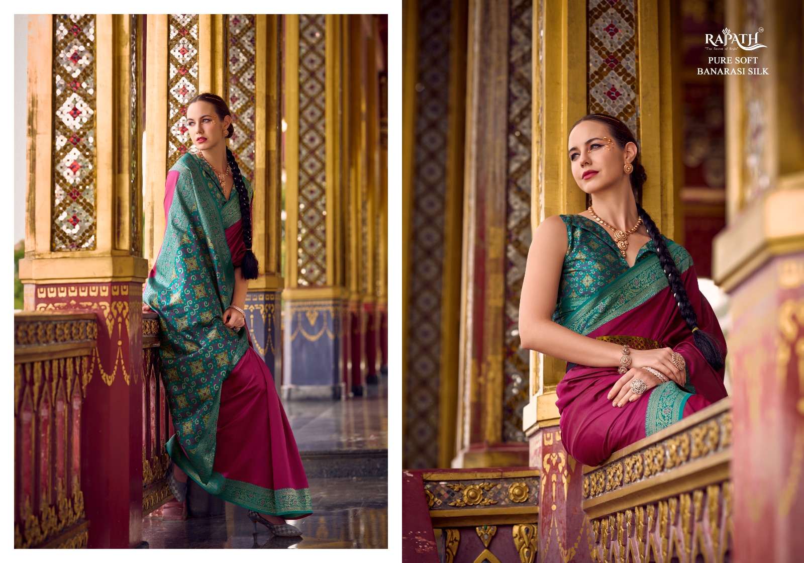 Rajpath Presents Kia Silk Wholesale Soft Silk Fabrics Indian Sarees Catalog Wholesaler And Exporter 