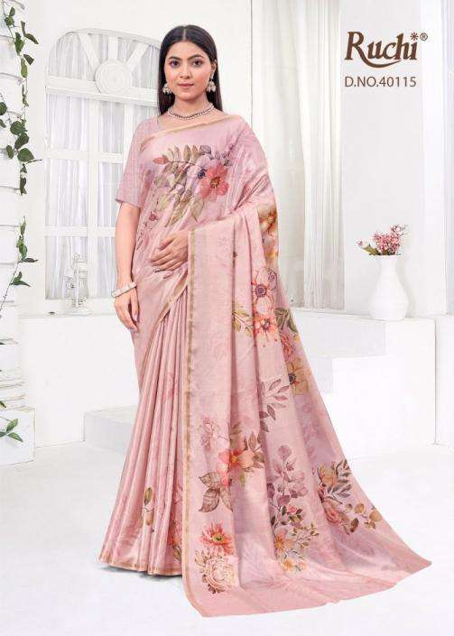 RUCHI PRESENTS SAISHA VOL-2 REGULAR WEAR TUSSAR SILK SAREES CATALOG WHOLESALER AND EXPORTER 