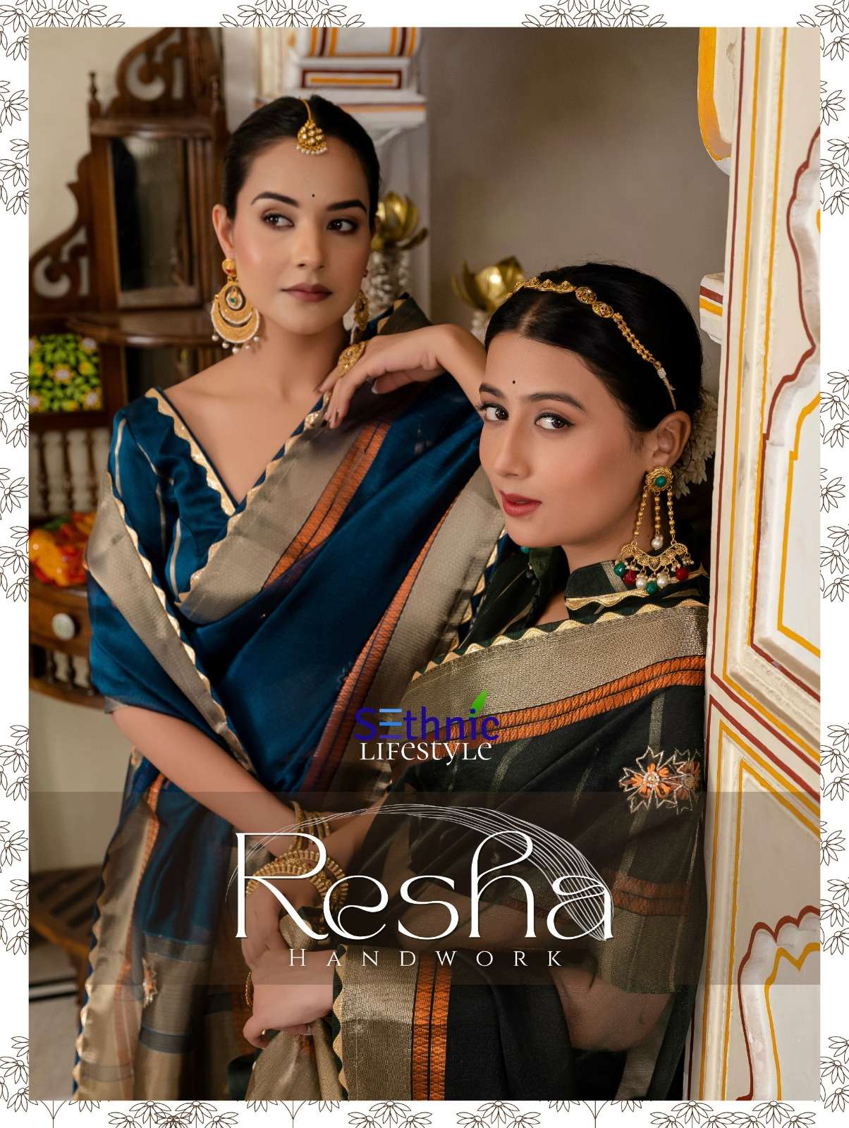 SETHNIC PRESENTS RESHA FANCY KOTA LINEN SAREES CATALOG WHOLESALER AND EXPORTER IN SURAT