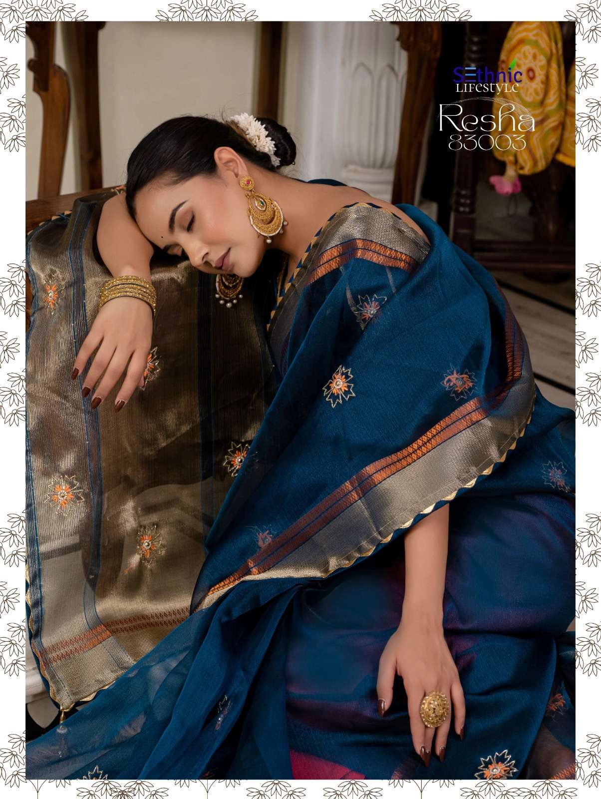 SETHNIC PRESENTS RESHA FANCY KOTA LINEN SAREES CATALOG WHOLESALER AND EXPORTER IN SURAT