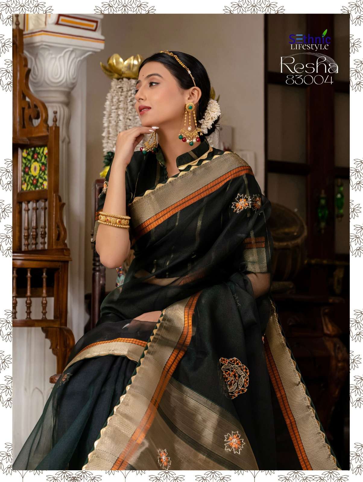 SETHNIC PRESENTS RESHA FANCY KOTA LINEN SAREES CATALOG WHOLESALER AND EXPORTER IN SURAT