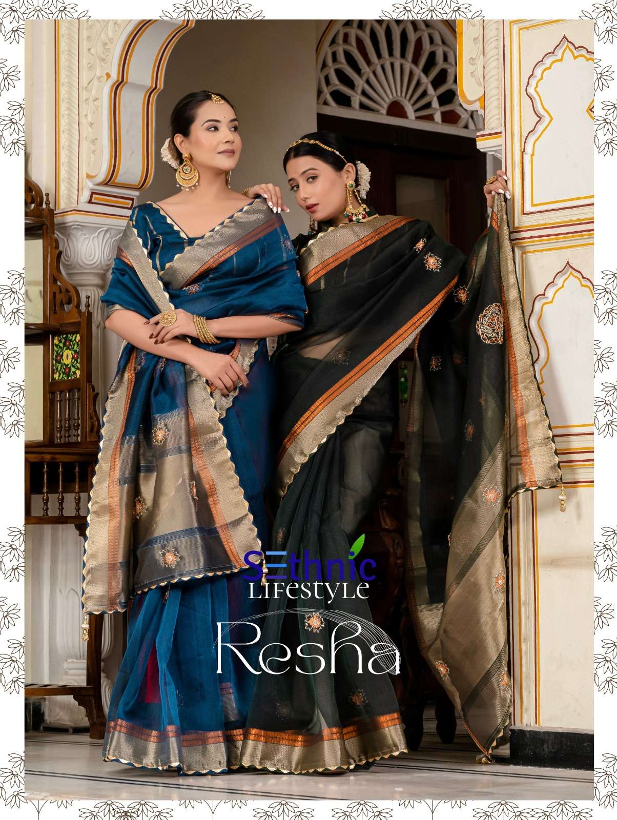 SETHNIC PRESENTS RESHA FANCY KOTA LINEN SAREES CATALOG WHOLESALER AND EXPORTER IN SURAT