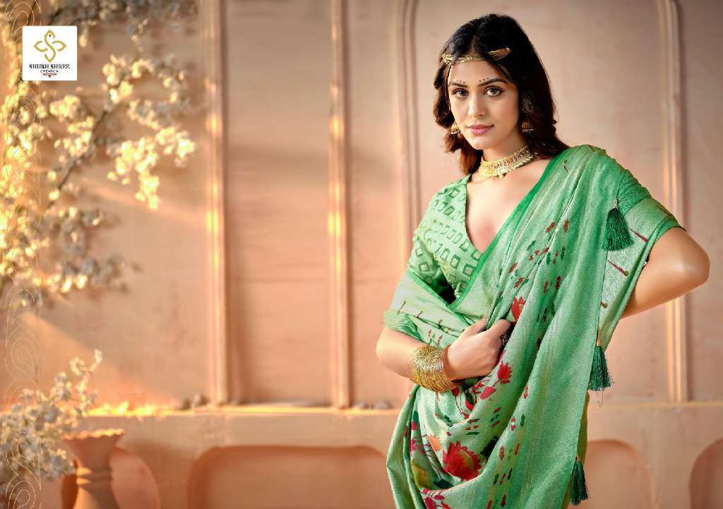 SHUBH SHREE PRESENTS SHALIGRAM VOL-6 WHOLESALE DESIGNER SAREES WITH FANCY COLOURS CATALOG WHOLESALER AND EXPORTER 
