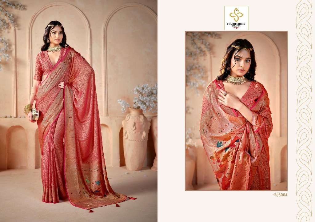SHUBH SHREE PRESENTS SHALIGRAM VOL-6 WHOLESALE DESIGNER SAREES WITH FANCY COLOURS CATALOG WHOLESALER AND EXPORTER 