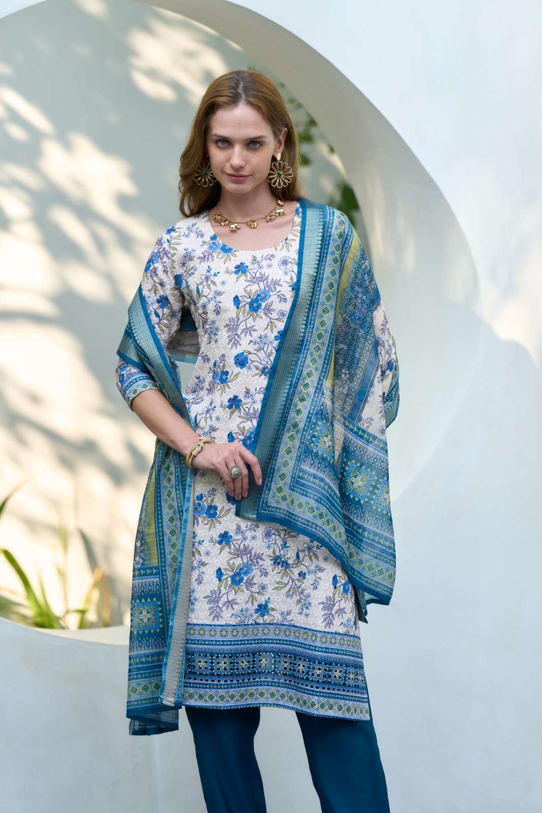 STH PRESENTS KRISHNA EXPORT DESIGNER FANCY KURTIS CATALOG WHOLESALER AND EXPORTER IN SURAT 