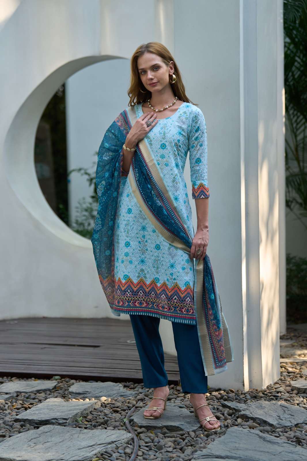 STH PRESENTS KRISHNA EXPORT DESIGNER FANCY KURTIS CATALOG WHOLESALER AND EXPORTER IN SURAT 