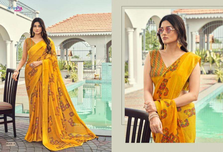 VIPUL FASHION PRESENTS NAYASA SHIMMER COLOUR ADDITION FANCY SAREES CATALOG WHOLESALER AND EXPORTER 