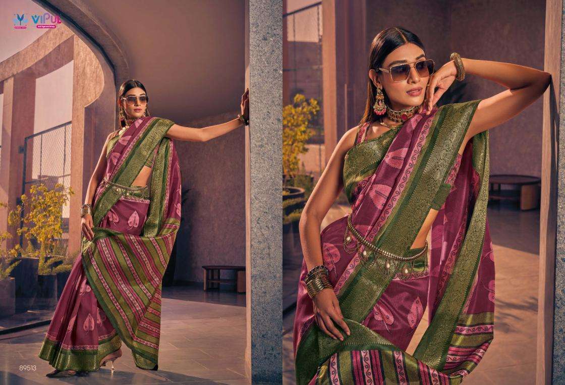 VIPUL PRESENTS VENUS SILK TWO TONE SILK FANCY BEST SAREE CATALOG WHOLESALER AND EXPORTER IN SURAT