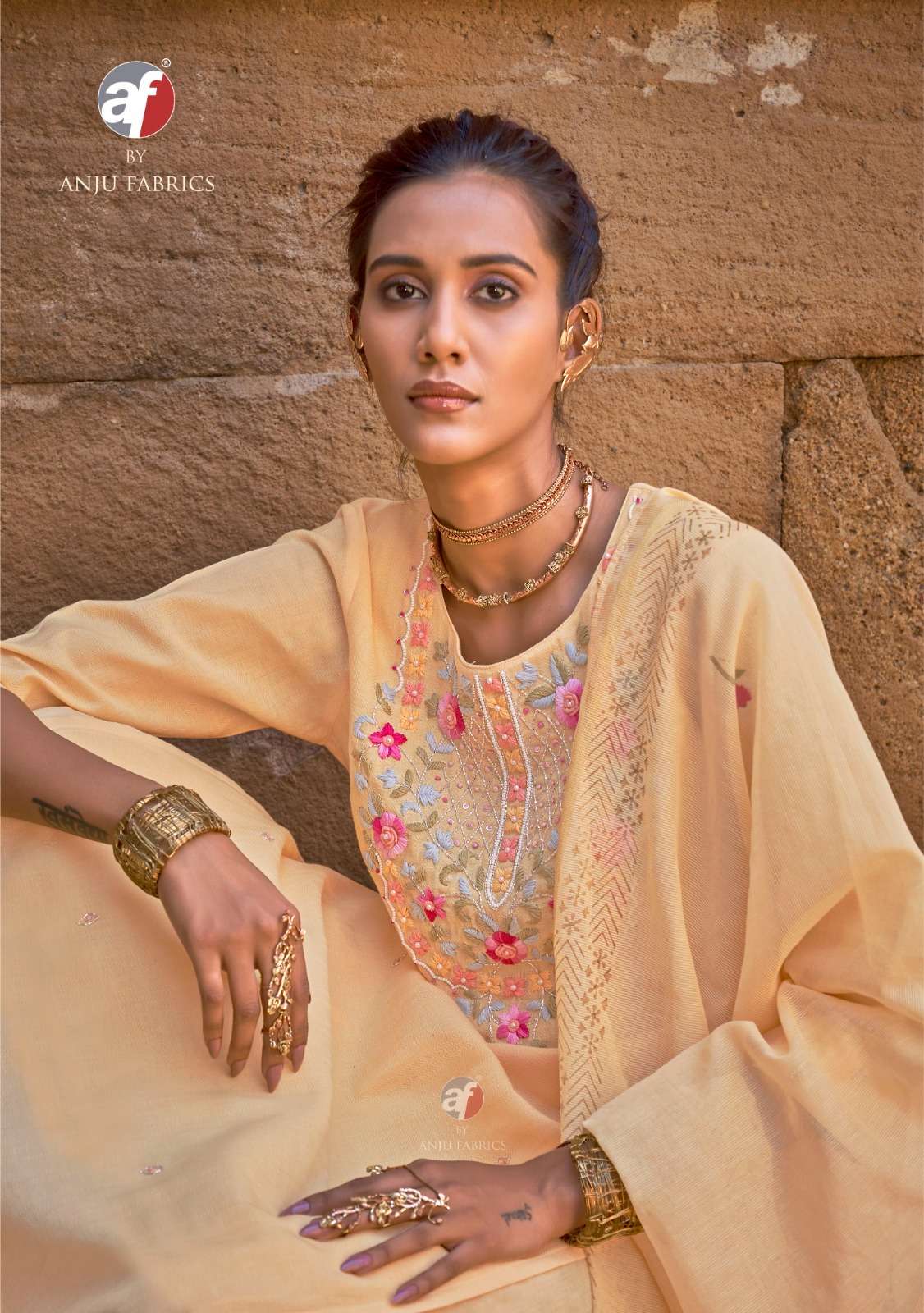 Anju Fab Presents Chandani Vol-4 Fancy Cotton Kurtis Catalog Wholesaler And EXporter 