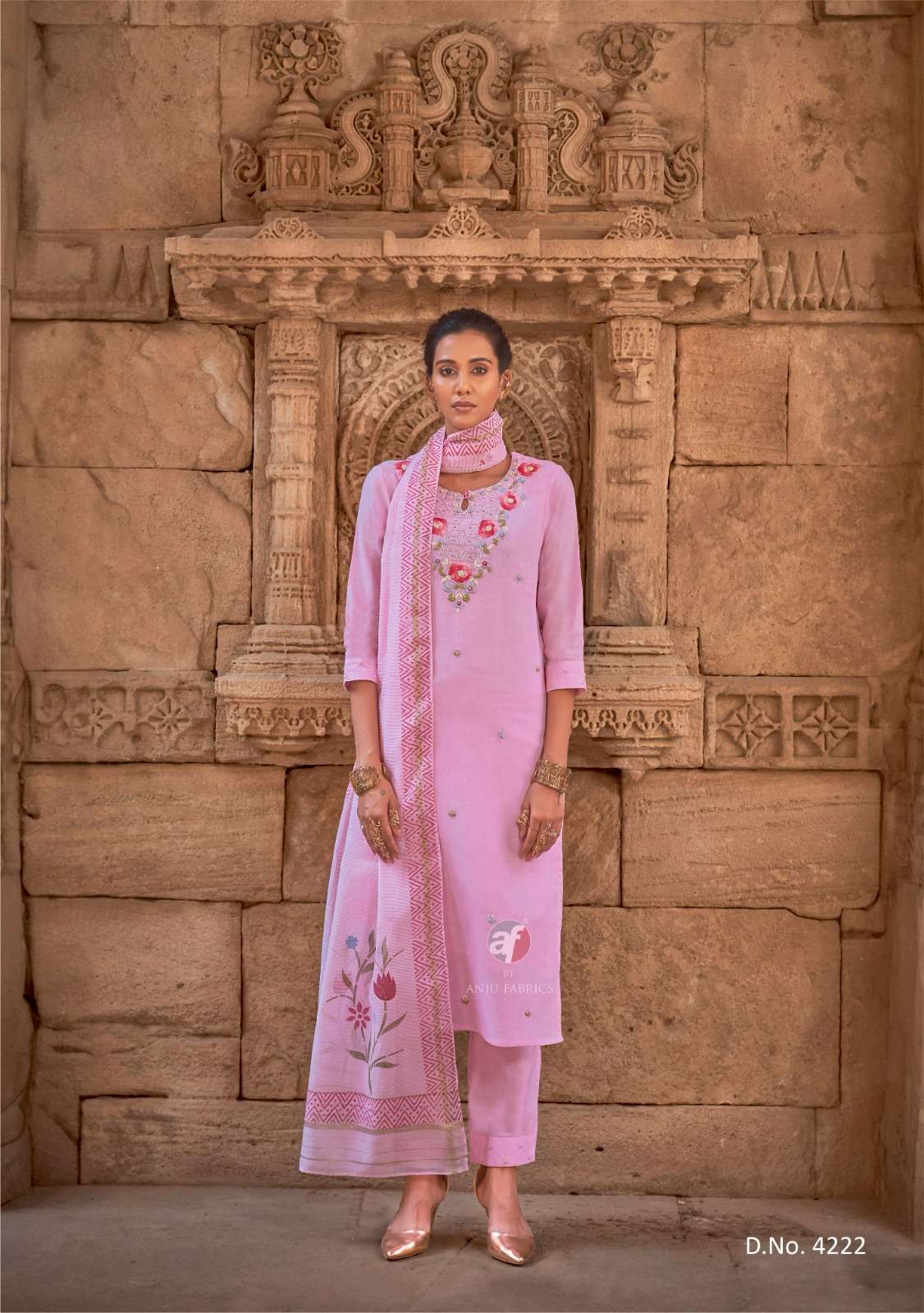 Anju Fab Presents Chandani Vol-4 Fancy Cotton Kurtis Catalog Wholesaler And EXporter 