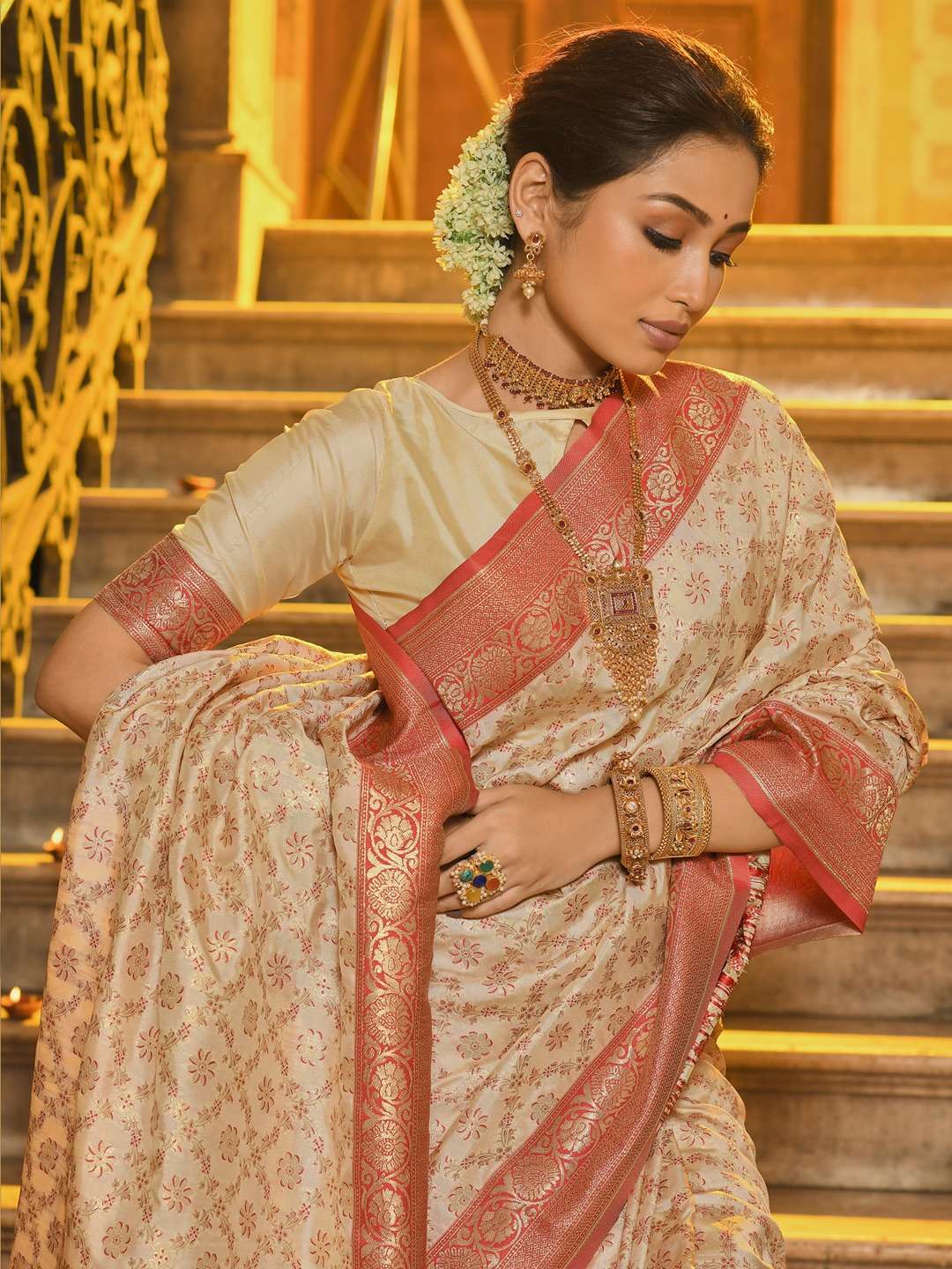 ASTITA PRESENTS RAJVASTRA FANCY DESIGNER BANARASI SILK SAREES CATALOG WHOLESALER AND EXPORTER 