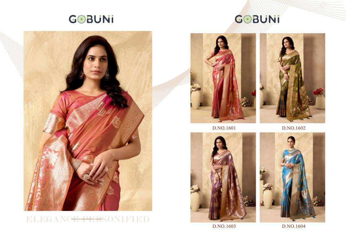 Gobuni Presents Sabyasachi Traditional Rich Pallu Silk Saree For Womens Catalog Wholesaler And Exporter 