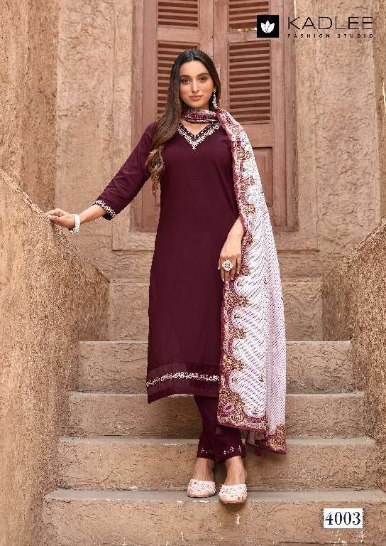 KADLEE PRESENTS NAKASHI WHOLESALE FULLY STITCHED 3PCS DESIGNER KURTIS CATALOG WHOLESALER AND EXPORTER 