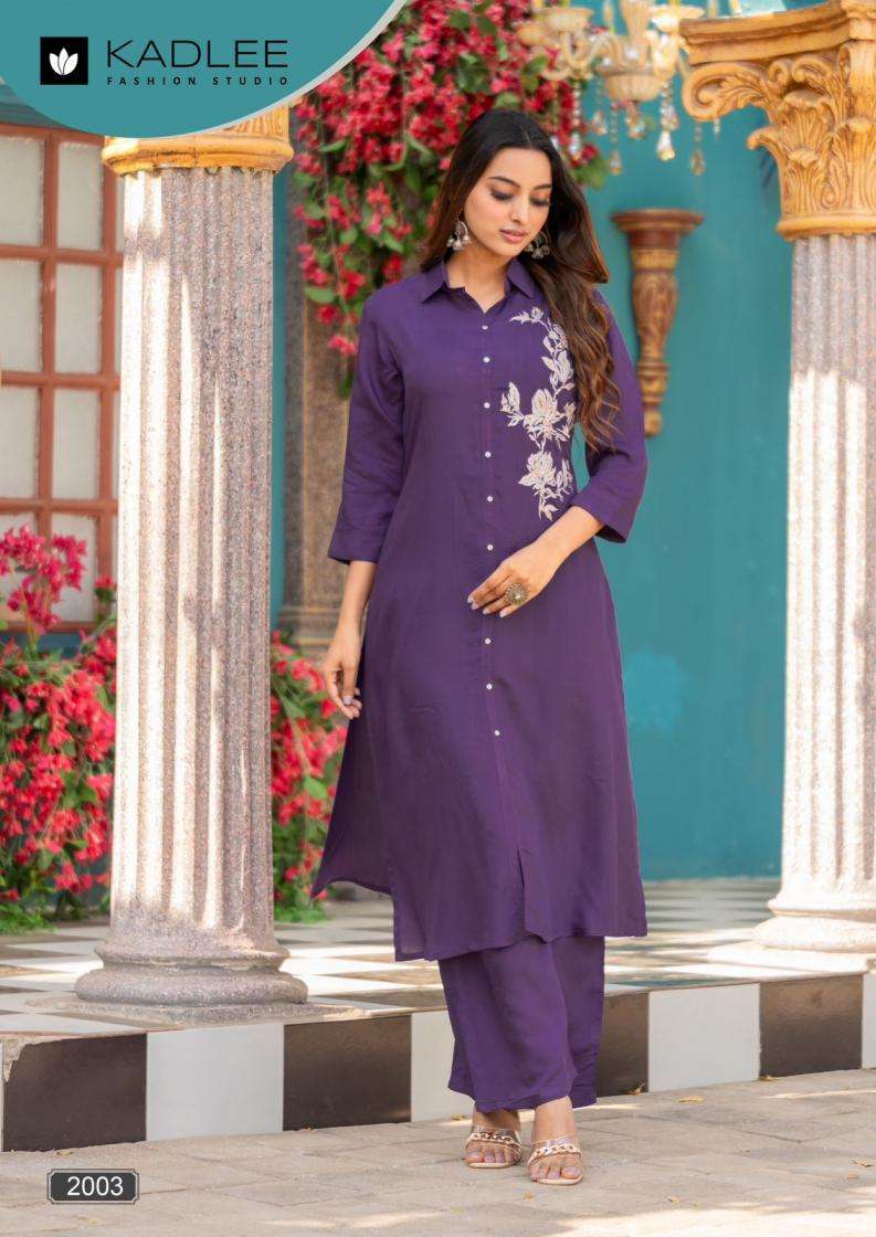 Kadlee Presents Pehchan Unique Readymade 2pcs Kurtis Catalog WHolesaler And Exporter 