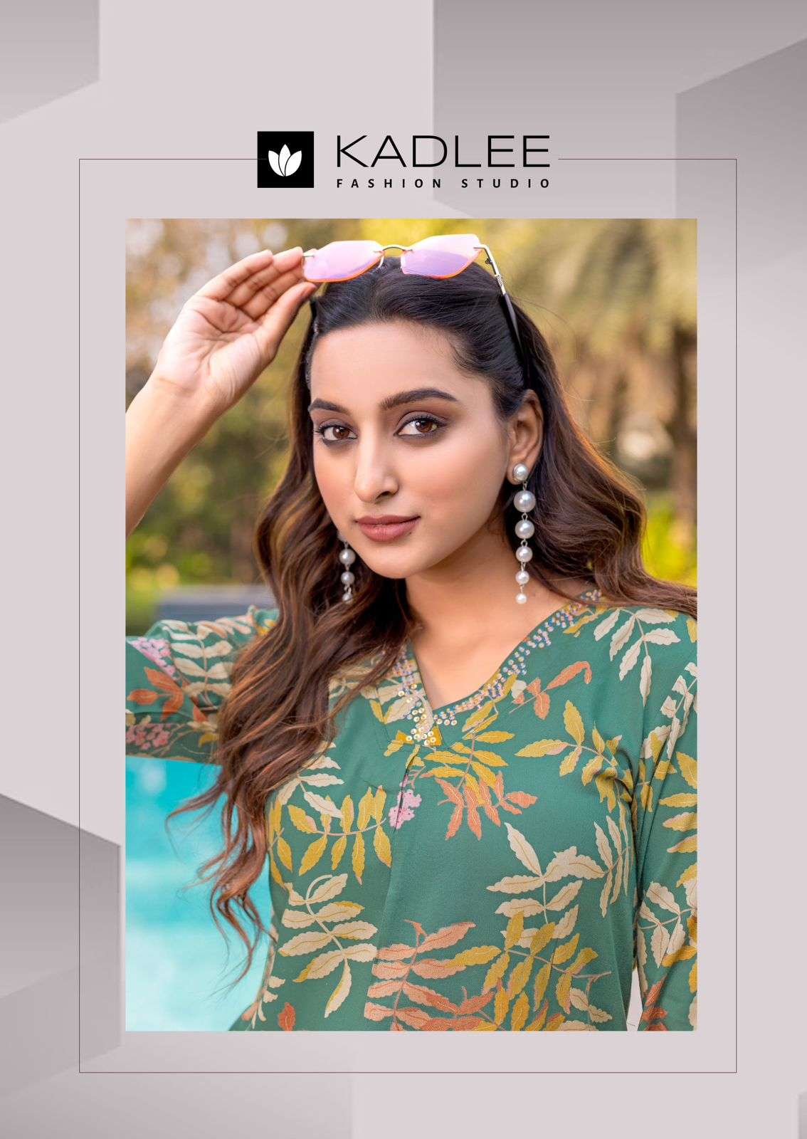 kadlee presents Preetkala	rayon readymade classic kurti with bottom catalog wholesaler and exports