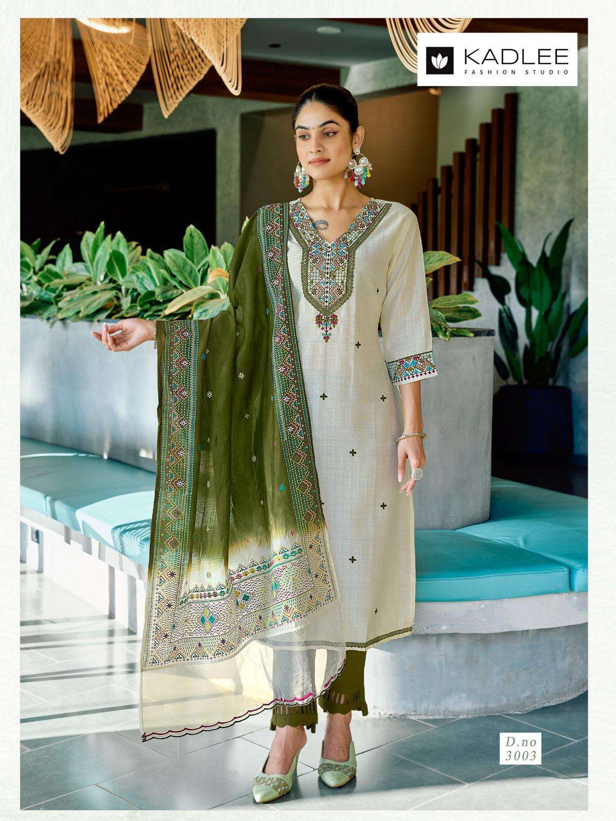 kadlee presents vardan viscose readymade classic kurti with bottom and duppata catalog wholesaler and exports