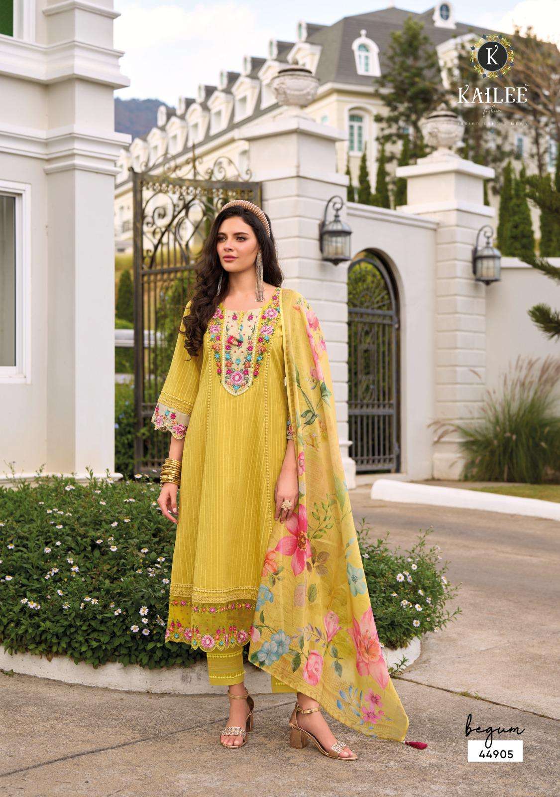 kailee fashion presents begum vol-7 readymade cotton gorgeous kurtis catalog wholesaler and exporter 