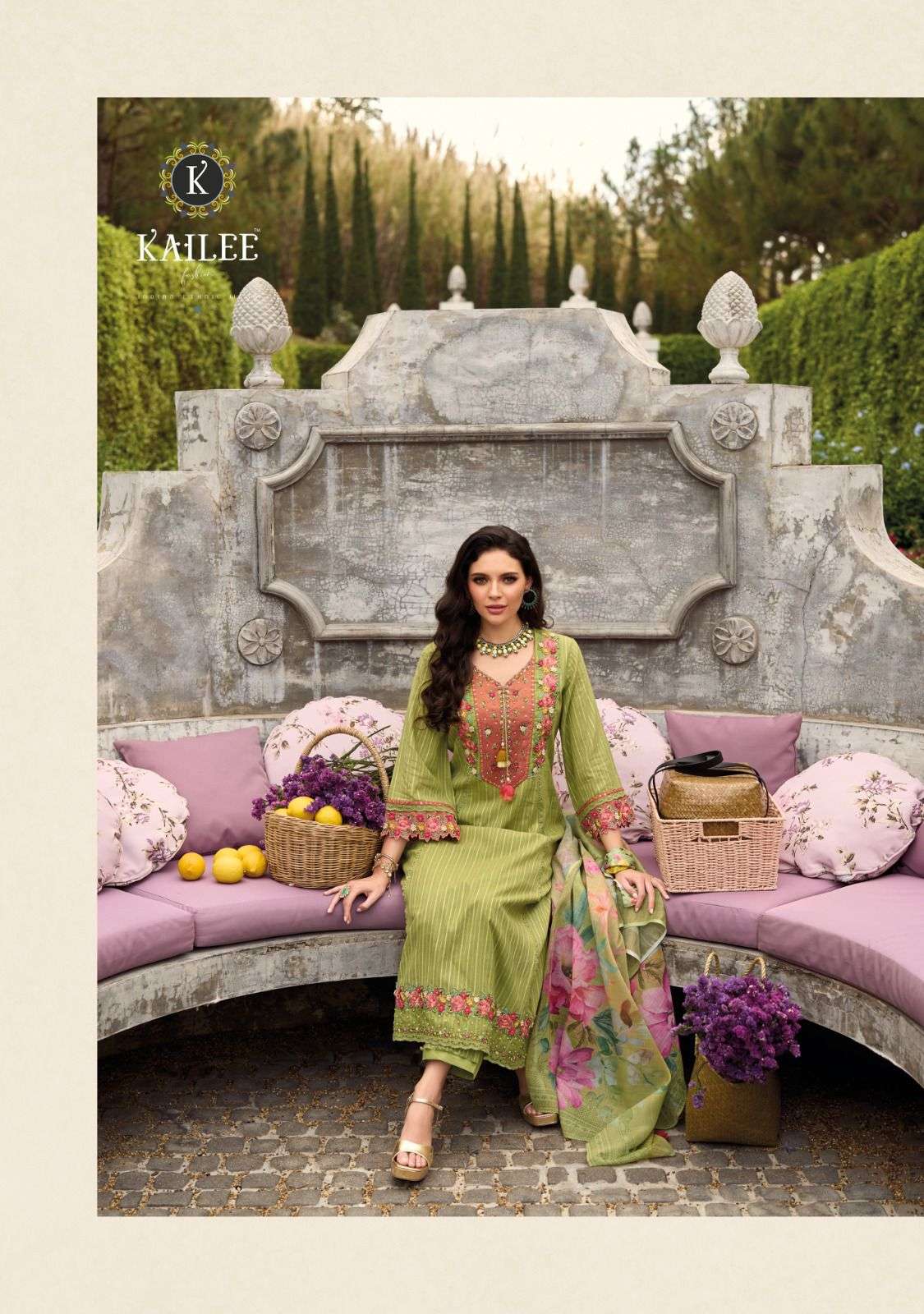 kailee fashion presents begum vol-7 readymade cotton gorgeous kurtis catalog wholesaler and exporter 
