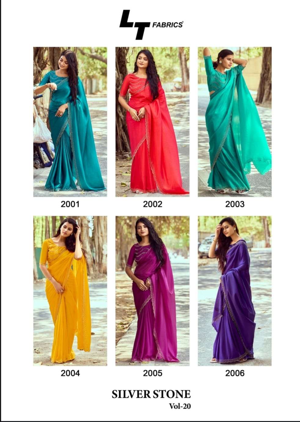 Kashvi Creation Presents Silver Stone Vol-20Jharkan Work Fashionable Sarees Catalog Wholesaler And Exporter in Surat