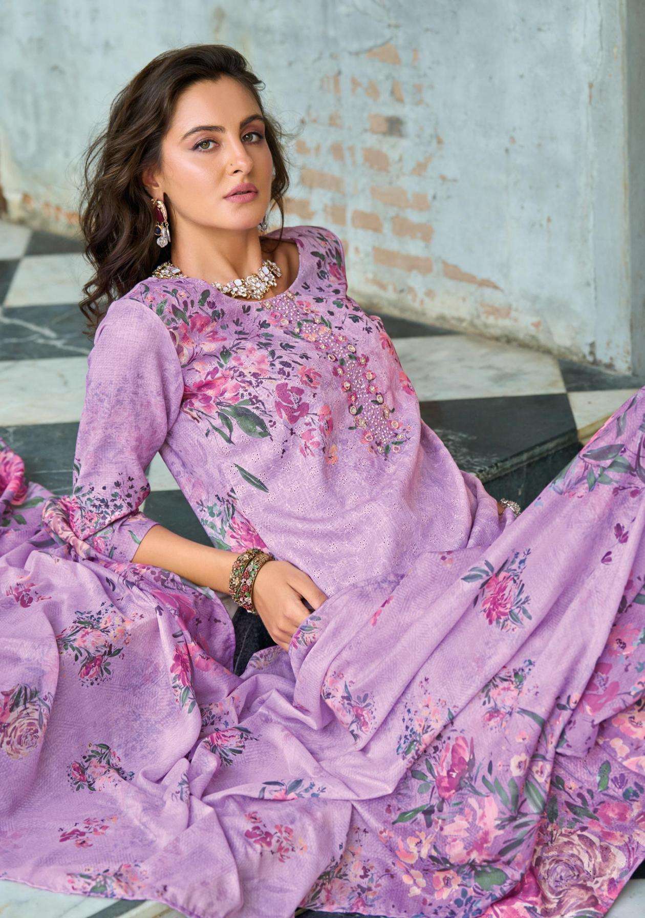 LADY LEELA PRESENTS SUMMER PASTELS VOL 2 READYMADE LINEN PARTY WEAR SUIT FOR WOMENS CATALOG WHOLESALER 