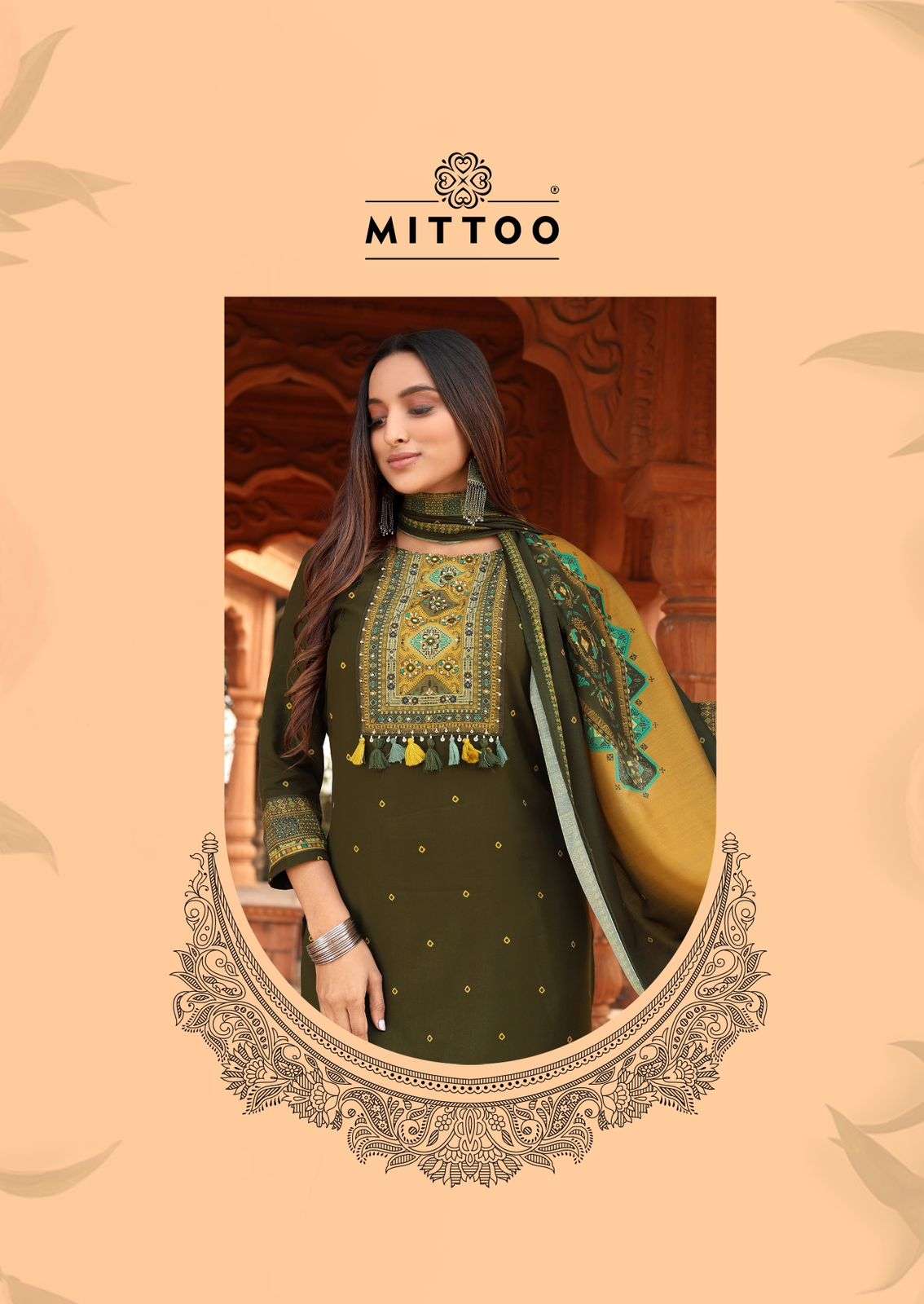MITTOO PRESENTS COLORDROP FANCY RAYON KURTIS CATALOG WHOLESALER AND EXPORTER IN SURAT
