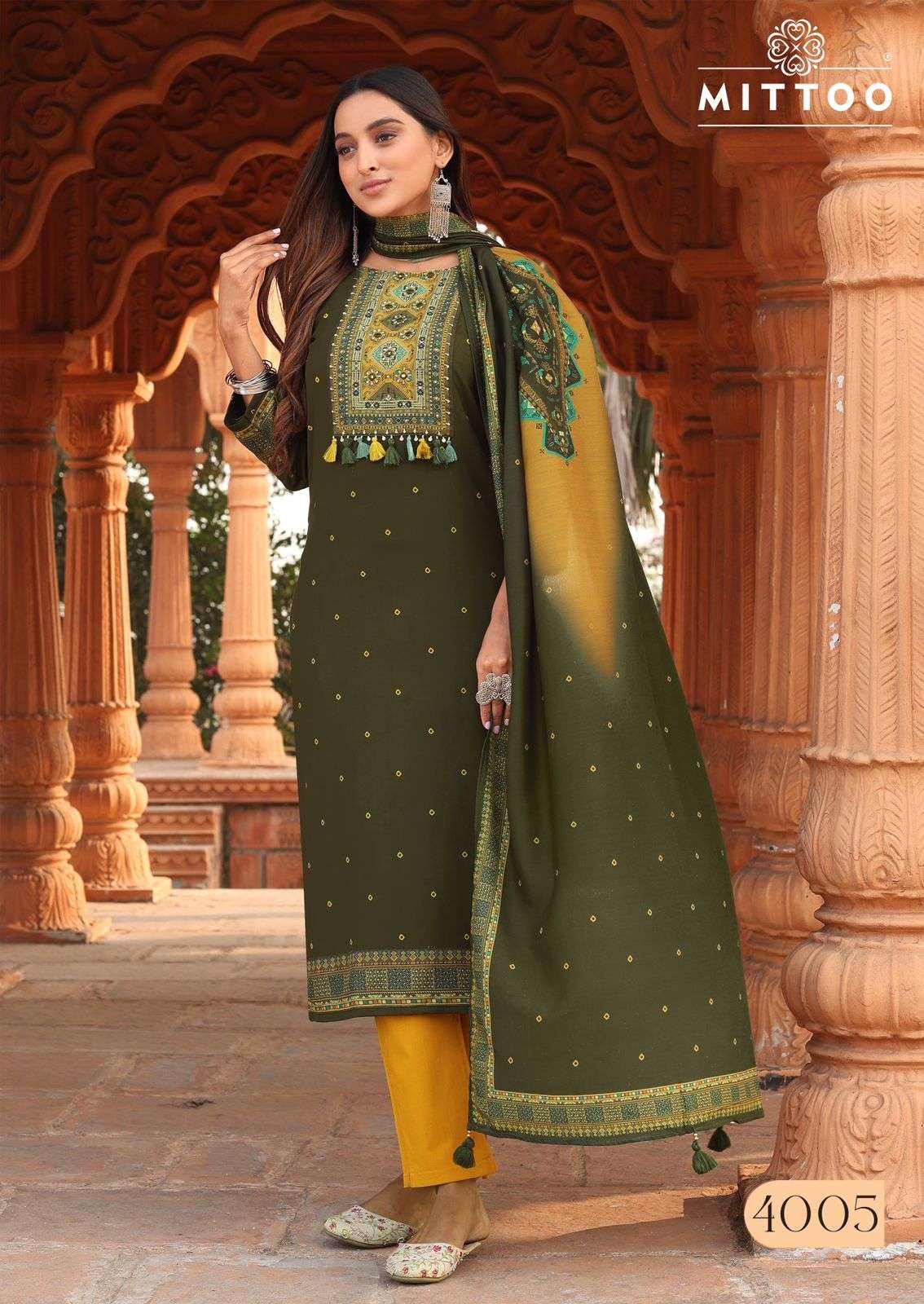 MITTOO PRESENTS COLORDROP FANCY RAYON KURTIS CATALOG WHOLESALER AND EXPORTER IN SURAT