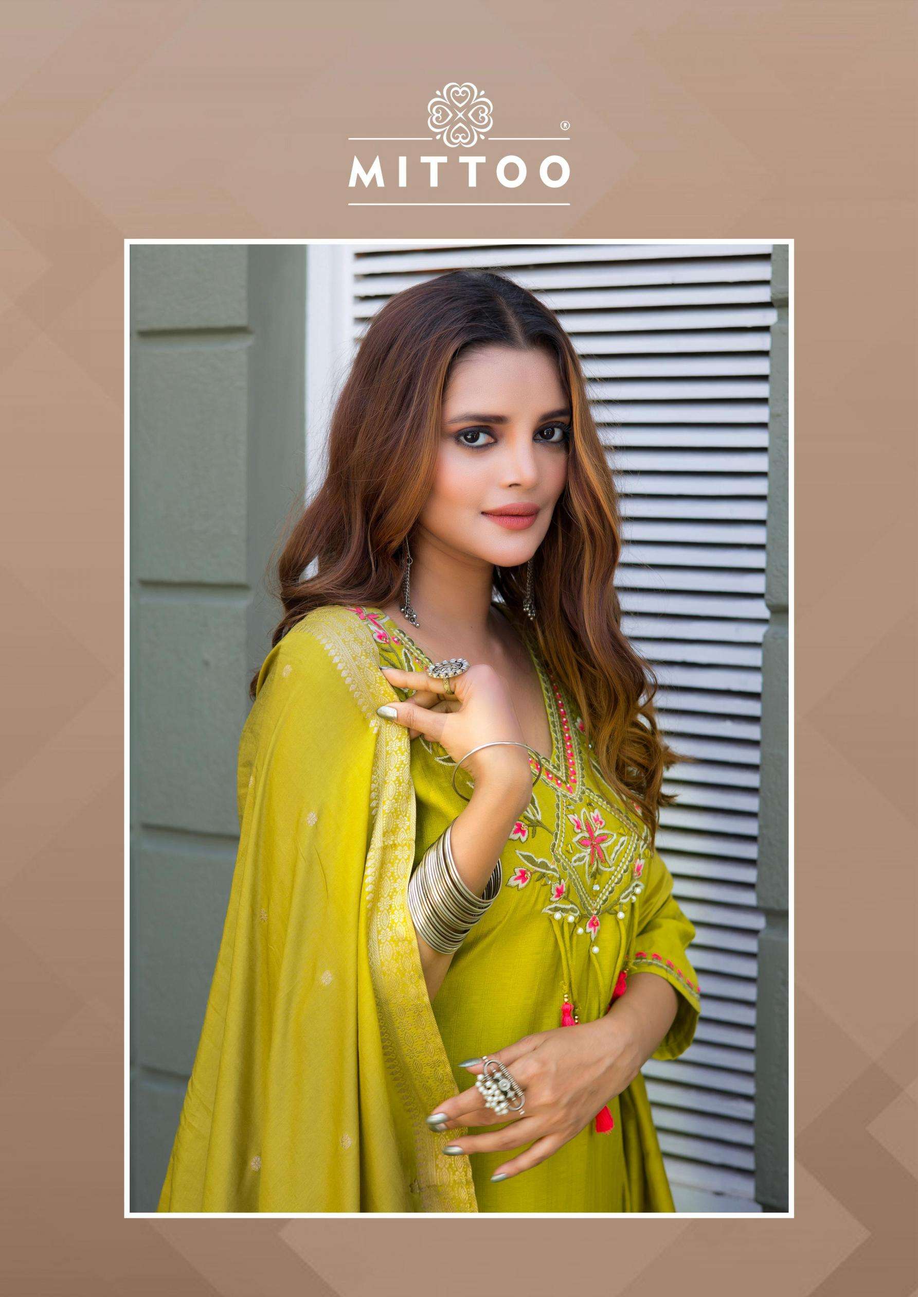 MITTOO PRESENTS MANSA VOL-1 VISCOSE WEAVING READYMADE STYLISH KURTIS CATALOG WHOLESALER AND EXPORTER 