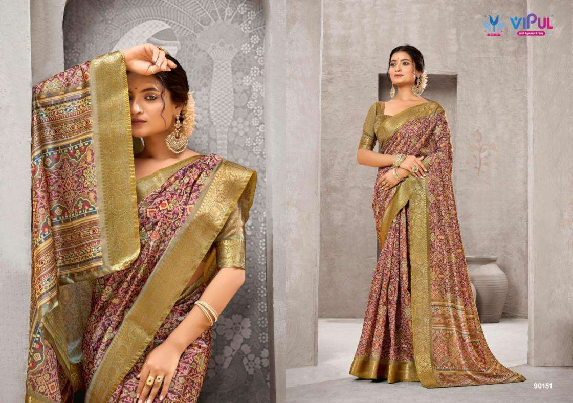 Vipul Fashion Presents Alisha Shop Trendy Silk Saree Wholesaler And Exporter 