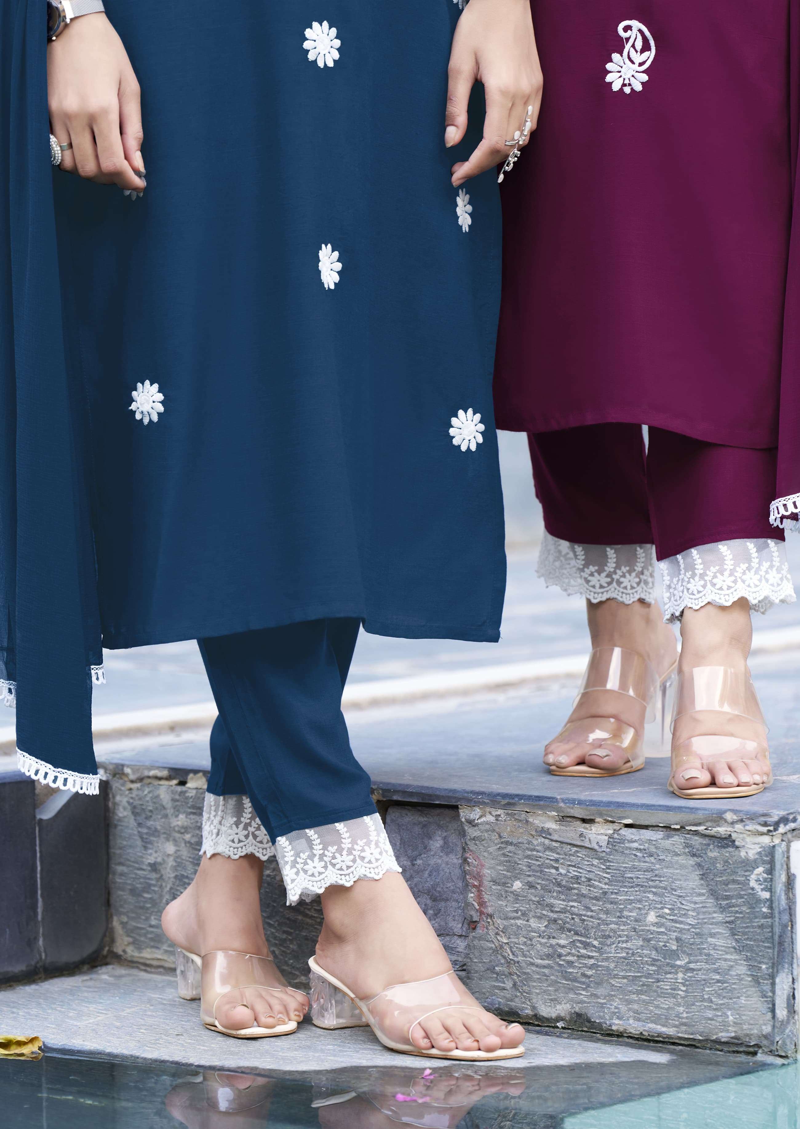 Woodee Presents White Lotus Fancy Rayon Kurtis Catalog Wholesaler And Exporter