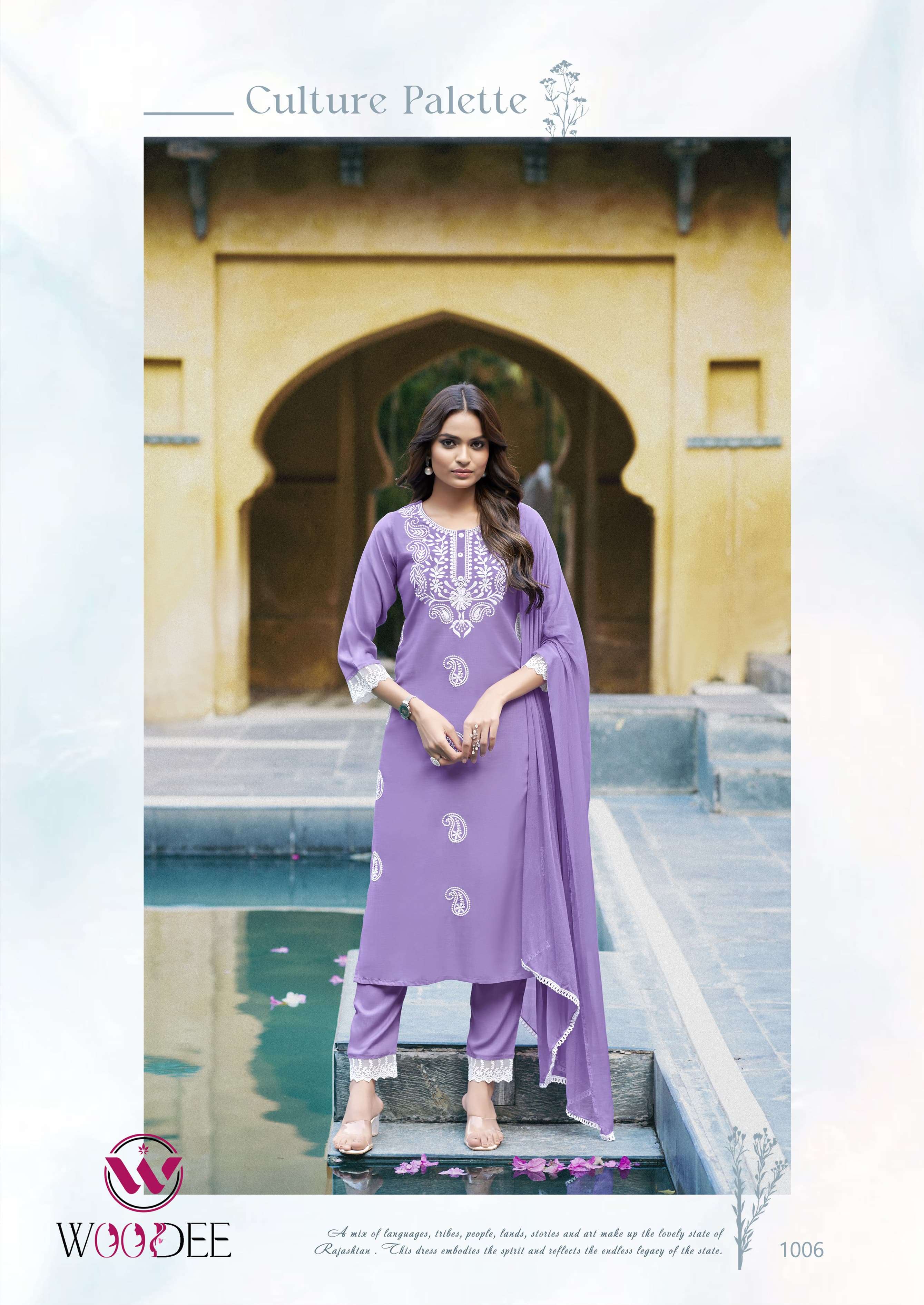 Woodee Presents White Lotus Fancy Rayon Kurtis Catalog Wholesaler And Exporter