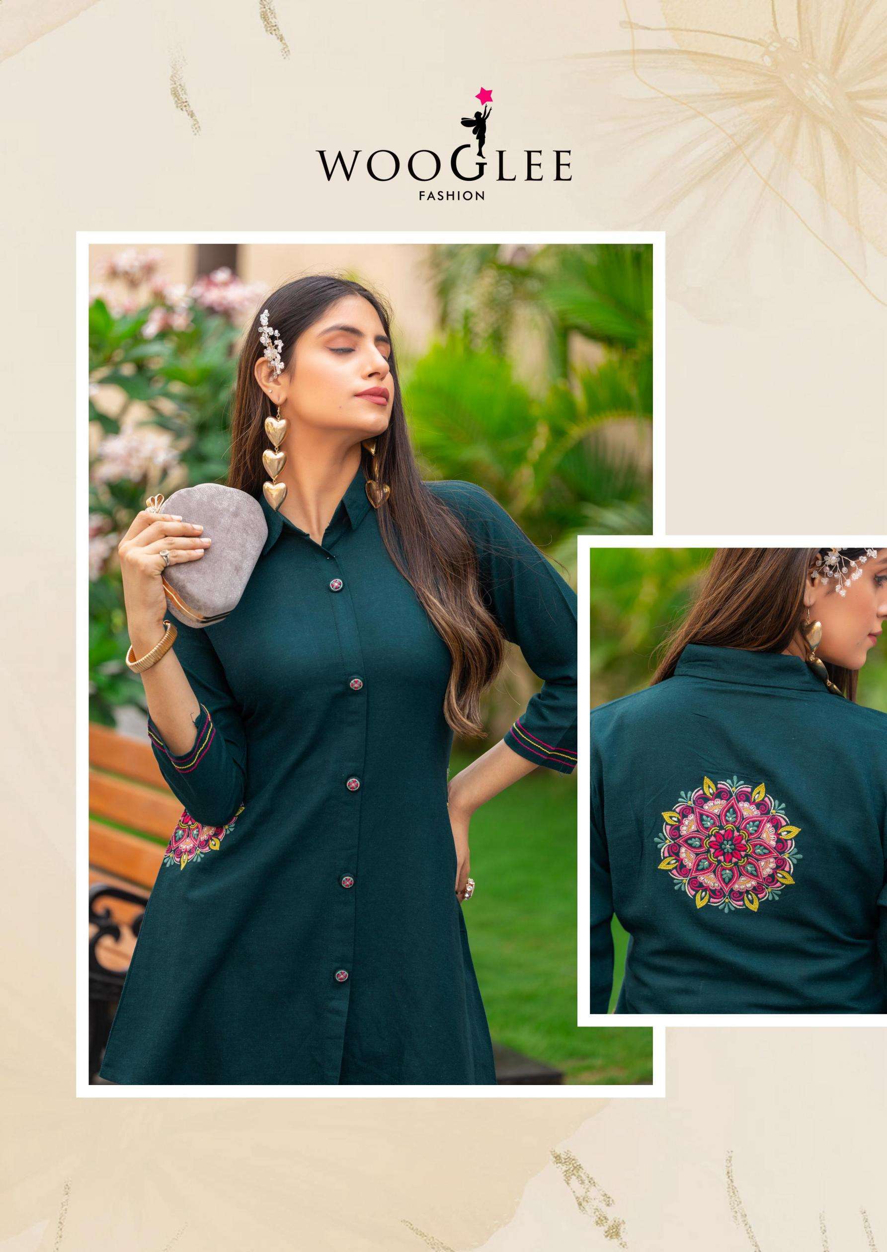 Wooglee Presents Elina Full Stitch Cotton Elegance Co-Ord Sets Catalog Wholesaler And Exporter 
