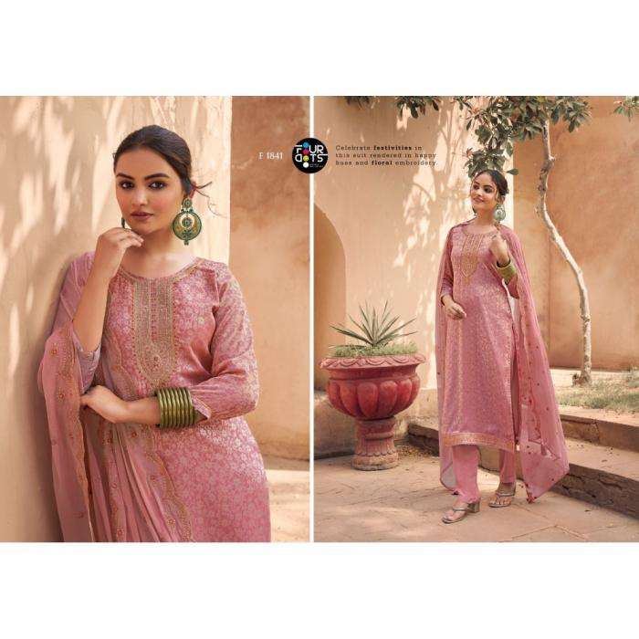 FOURDOTS PRESENTS TARLA VOL-2 DESIGNER STRAIGHT SALWAR SUITS CATALOG WHOLESALER AND EXPORTER 