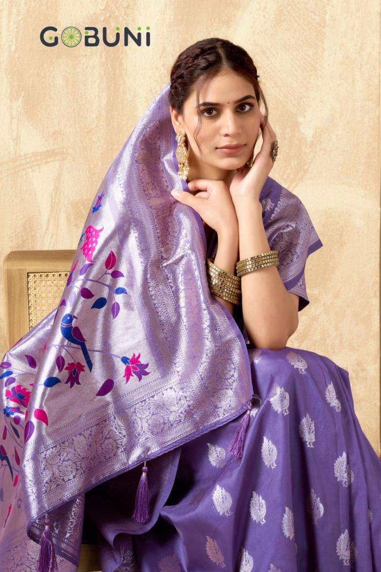 Gobuni Presents Shagun Silk Luxurious Silk Sarees For Women Catalog Wholesaler and exporter 