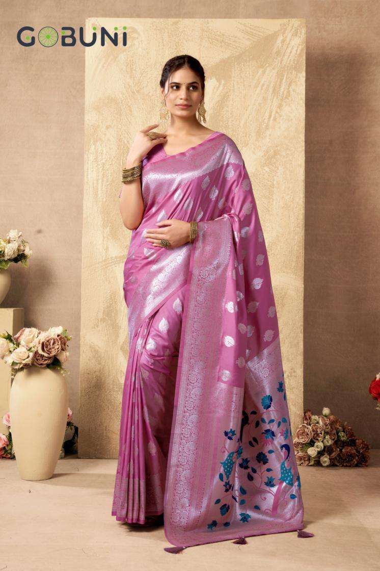 Gobuni Presents Shagun Silk Luxurious Silk Sarees For Women Catalog Wholesaler and exporter 