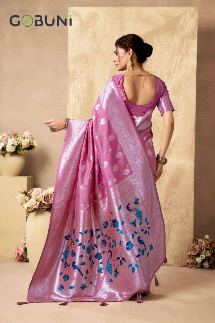Gobuni Presents Shagun Silk Luxurious Silk Sarees For Women Catalog Wholesaler and exporter 