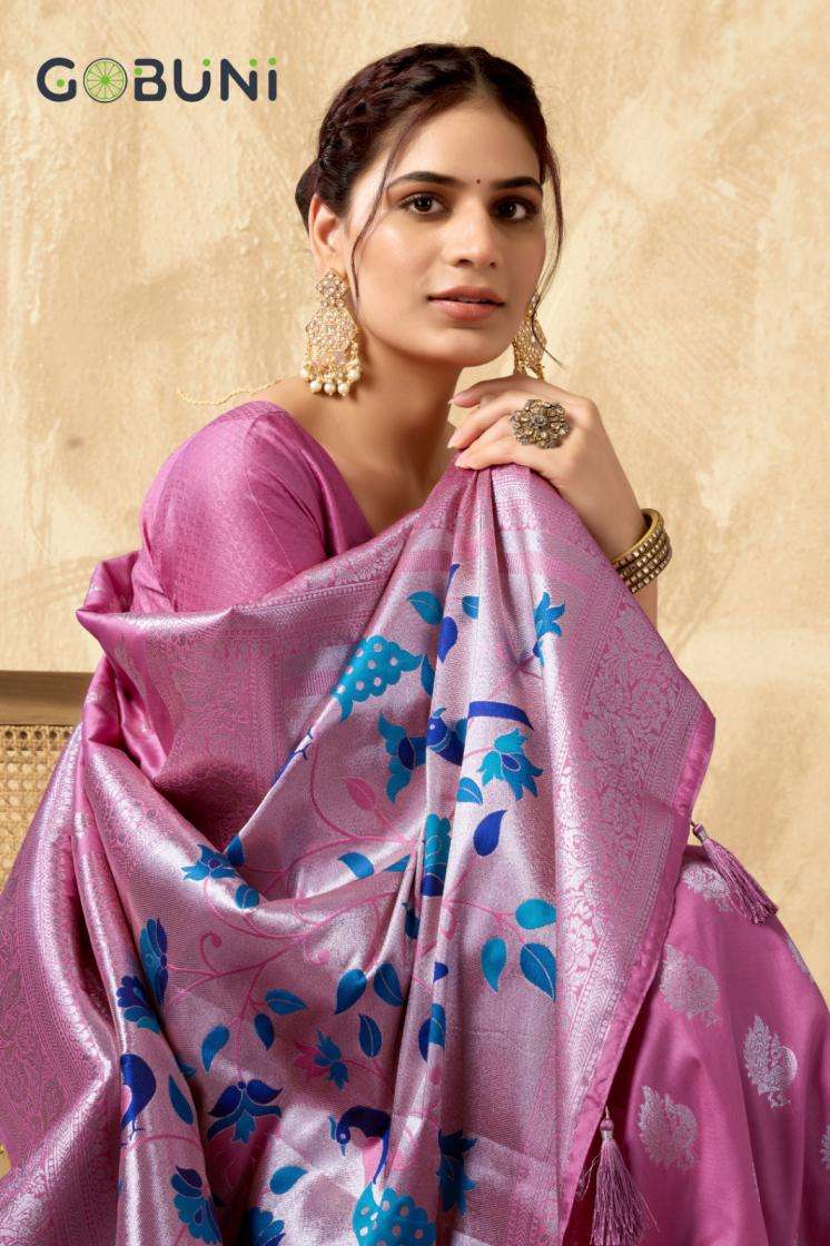 Gobuni Presents Shagun Silk Luxurious Silk Sarees For Women Catalog Wholesaler and exporter 