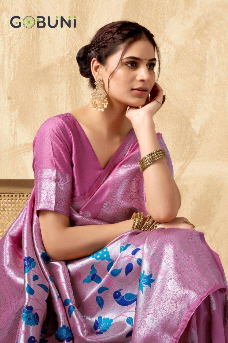Gobuni Presents Shagun Silk Luxurious Silk Sarees For Women Catalog Wholesaler and exporter 