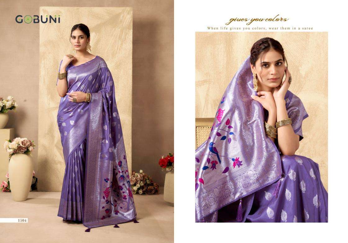 Gobuni Presents Shagun Silk Luxurious Silk Sarees For Women Catalog Wholesaler and exporter 