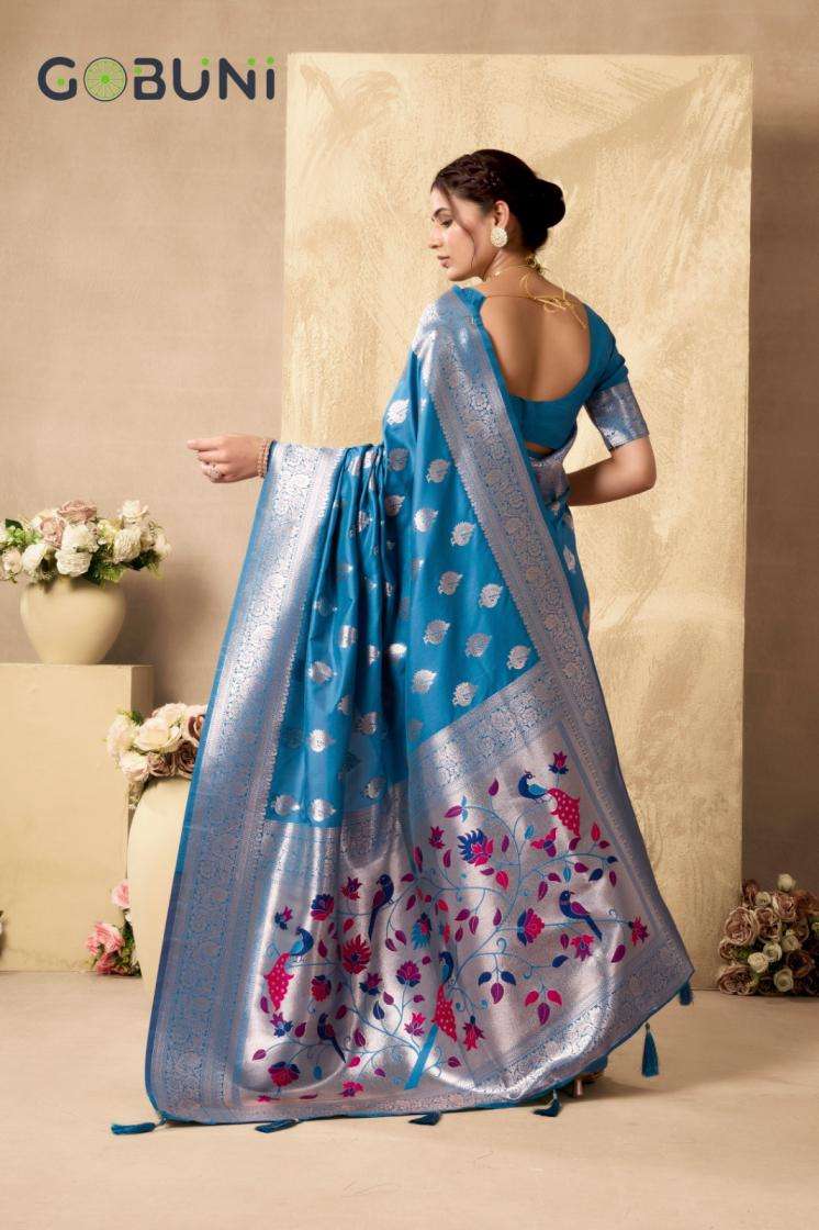 Gobuni Presents Shagun Silk Luxurious Silk Sarees For Women Catalog Wholesaler and exporter 