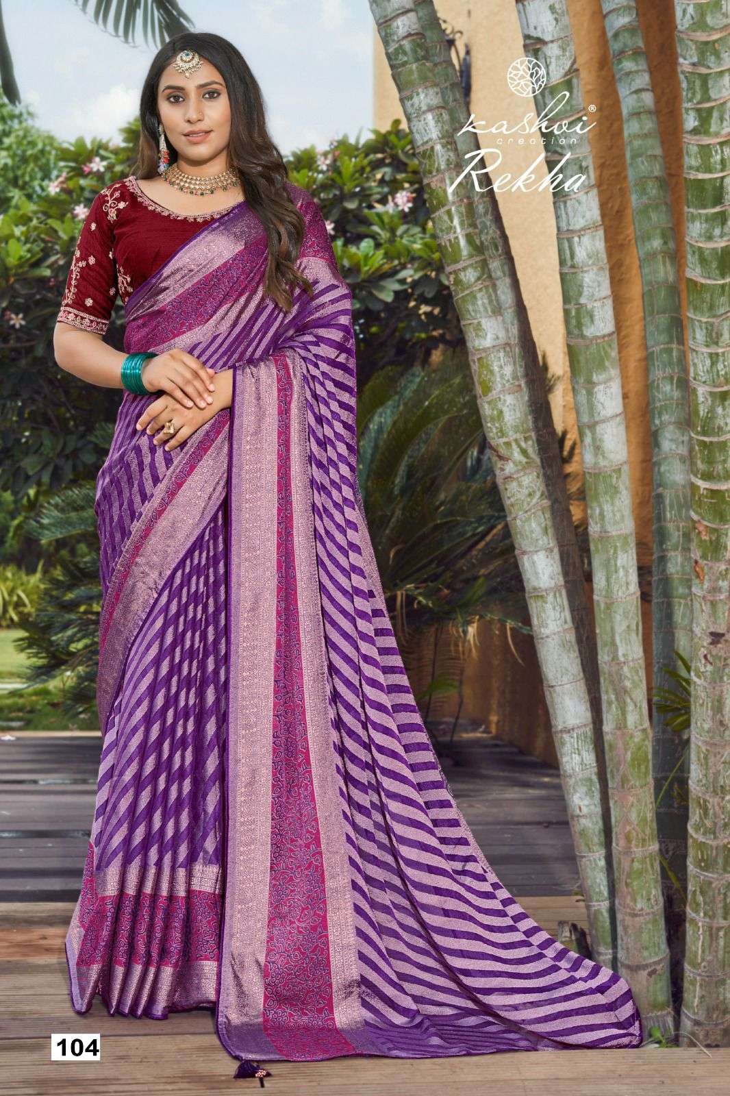 kashvi creation presents rekha brasso best saree catalog wholesaler and exporter in surat